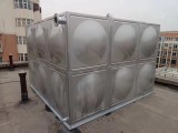 延安屋顶不锈钢消防水箱 不锈钢矩形水箱 组合式消防水箱定做